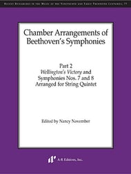 cover Chamber Arrangements of Beethoven's Symphonies, Part 2 Study Scores sheet music cover